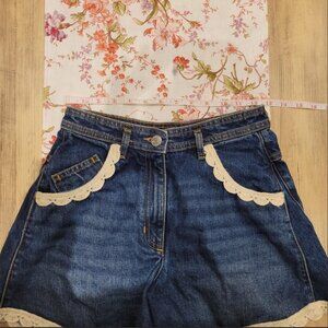 Maje denim shorts